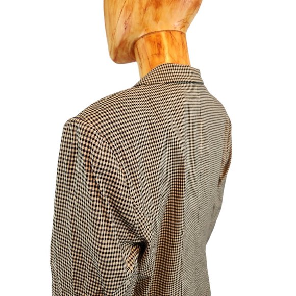 LEWIT black and white micro check blazer - Picture 3 of 10